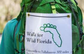 News 19 year-old hikes 300 miles to Tallahassee for Wild Florida for College Students