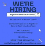 Jobs Registered behavior Tech  Posted by Beyond Behavior Arizona  for College Students