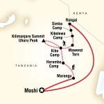 Northwest Christian Student Travel Mt Kilimanjaro Trek - Rongai Route for Northwest Christian College Students in Eugene, OR