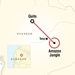 SOCC Student Travel Local Living Ecuador—Amazon Jungle for Southwestern Oregon Community College Students in Coos Bay, OR