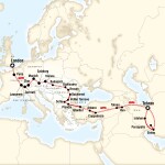 Southern Miss Student Travel London to Tehran by Rail for University of Southern Mississippi Students in Hattiesburg, MS