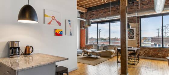CCS Housing Live in Style: 1BR/1BA Loft with Office Nook in Eastern Market's Heart! for College for Creative Studies Students in Detroit, MI